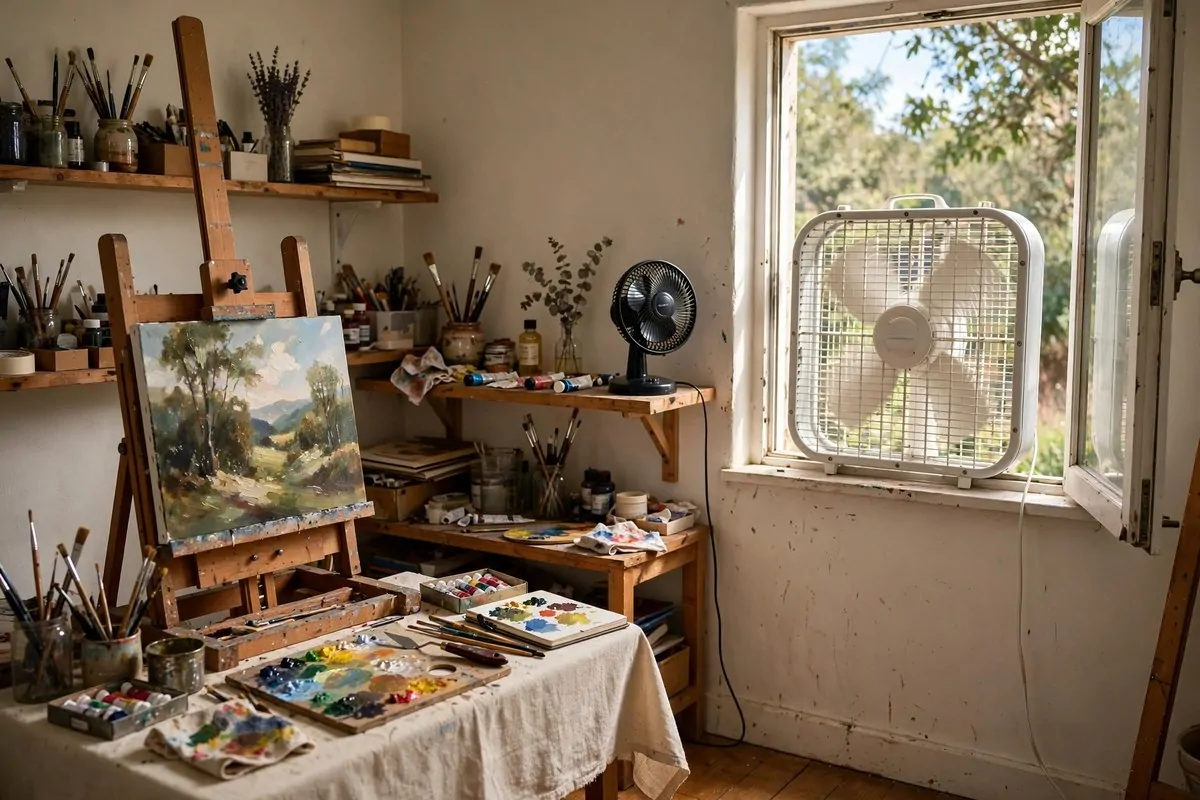 19 Art Studio Layout Plans That Make Work Flow 5 19 art studio layout plans that make work flow 06