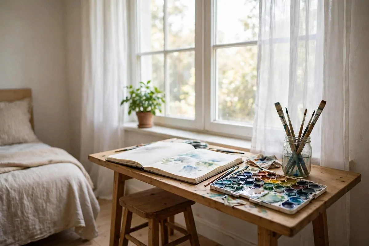 19 Bedroom Art Studio Ideas That Keep Creativity Close