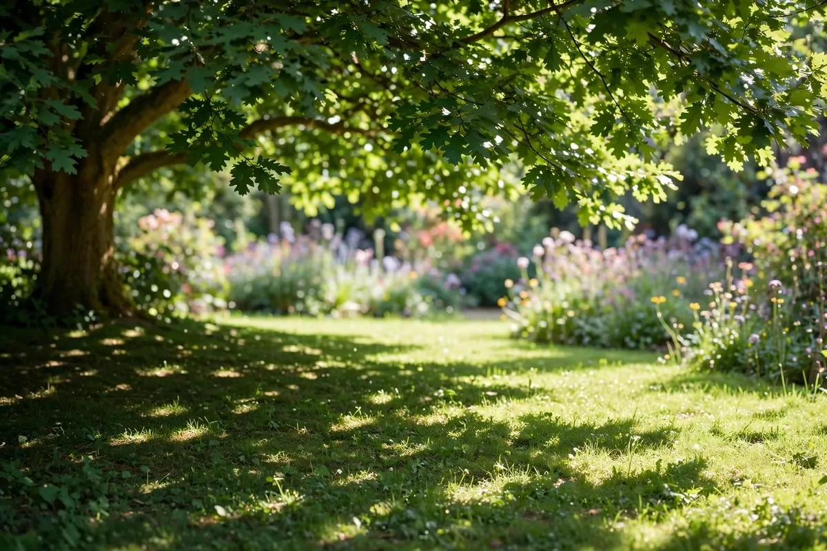 Open shade under a large tree for Outdoor Photo Studio Ideas