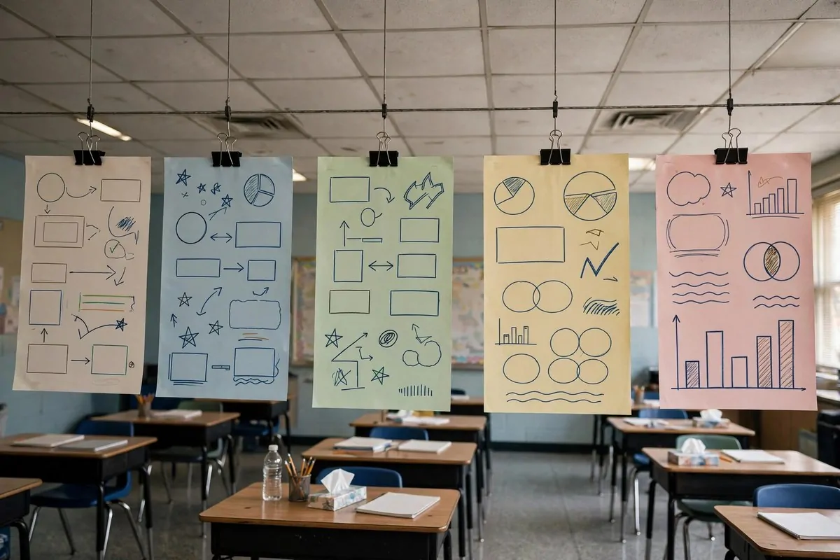 19 Small Classroom Setup Tricks for Maximum Space 18 Compact teacher corner with a small desk and stool in a classroom