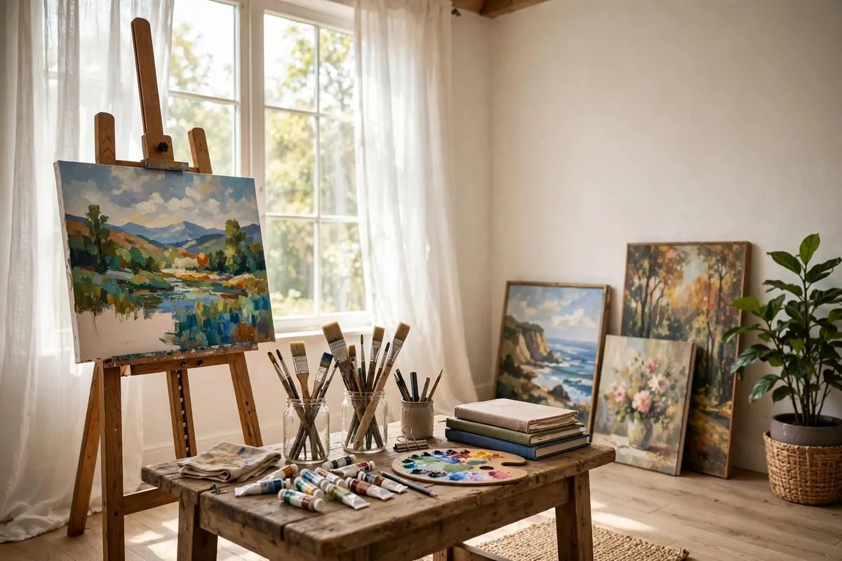 20 Home Art Studio Setups Any Creative Can Copy