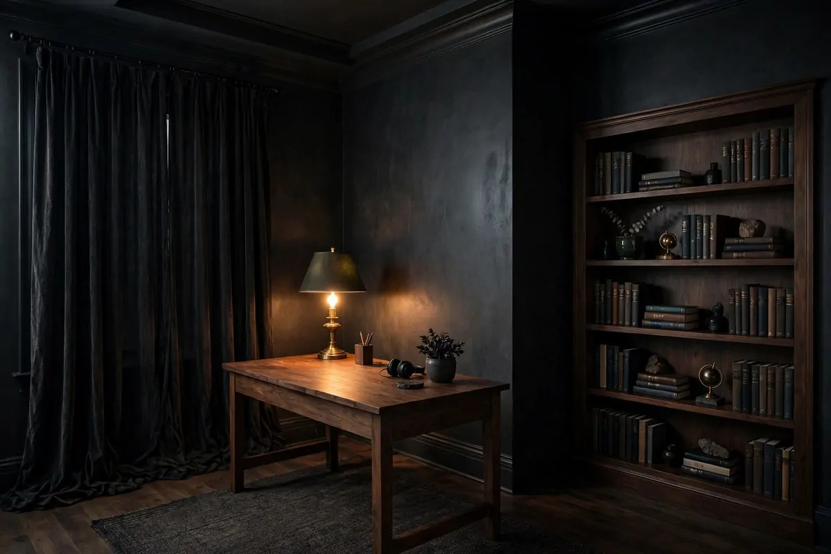 20 Moody Office Inspiration Looks With Dark, Rich Details