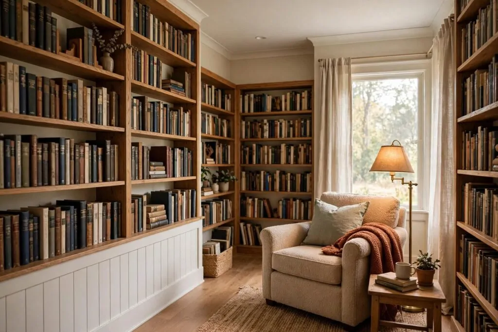 20 spare bedroom library ideas that put extra space to work 01