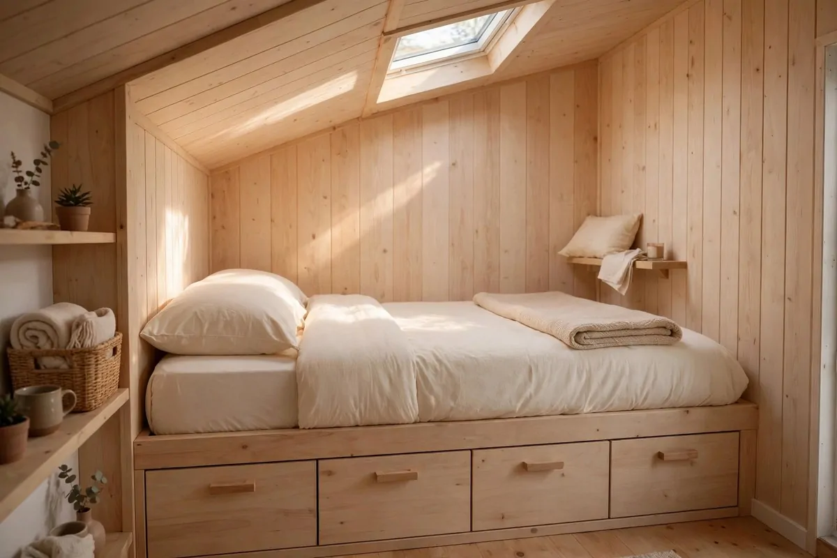 20 Tiny House Living Habits for Life in Under 400 Square Feet 2 Clean tiny kitchen sink with a small dish rack and dry dishes