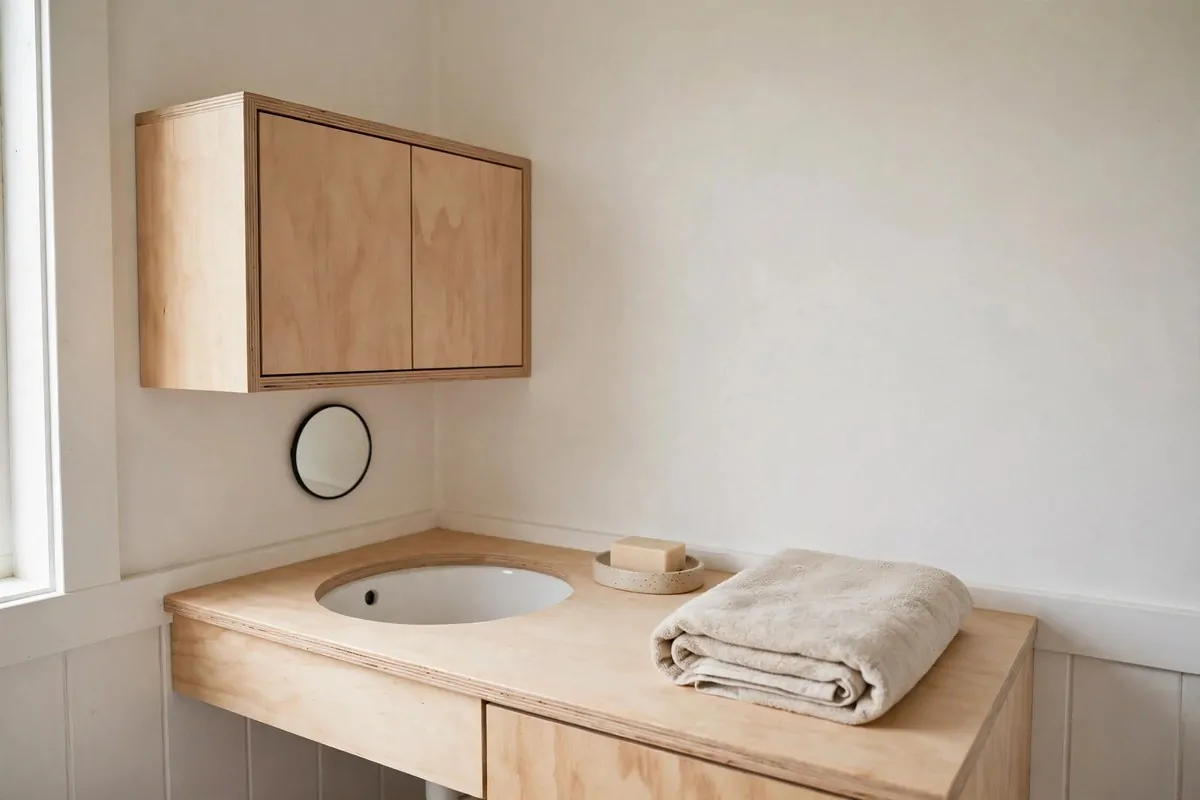 20 Tiny House Living Habits for Life in Under 400 Square Feet 11 Tiny kitchen window open to fresh air with a herb plant on the sill