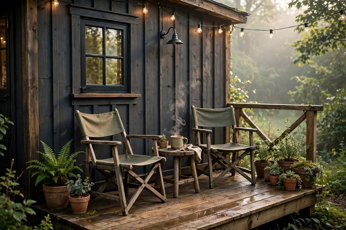 20 Tiny House Living Habits for Life in Under 400 Square Feet 14 Market tote with fresh vegetables and a shopping list on a counter