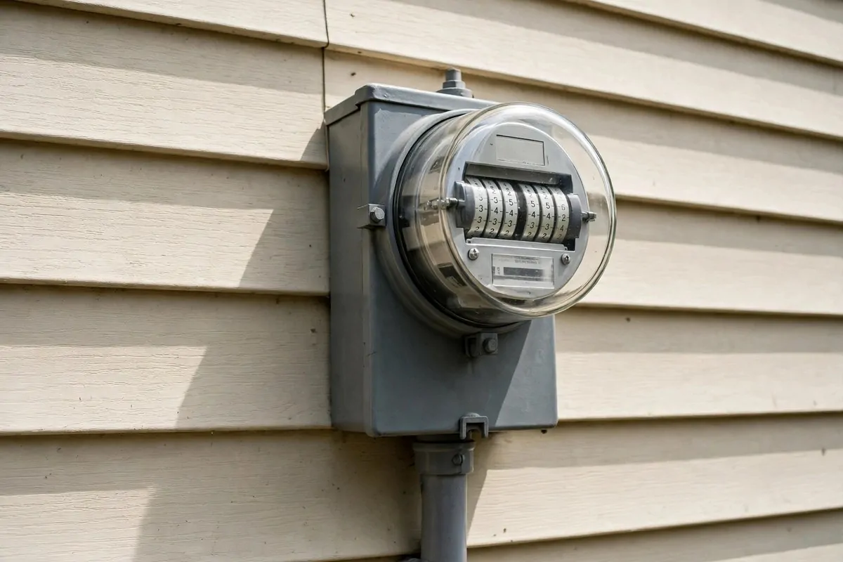 21 New Home Ideas to Try Before You Even Unpack 17 close-up of an electric utility meter on the side of a house