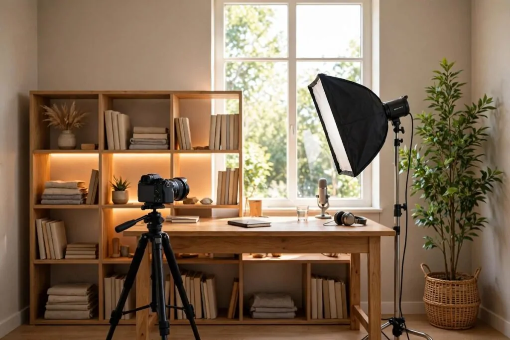22 home youtube studio ideas that look professional 01