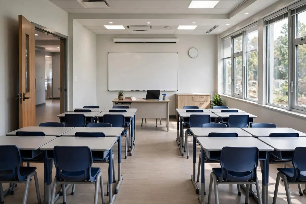23 Classroom Set up Ideas for a Fresh School Year 21 A classroom with clear wide walkways between desk clusters