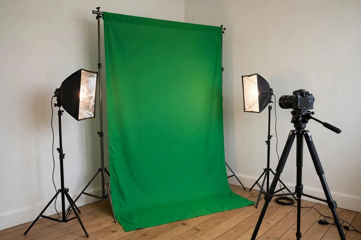 23 Content Creator Room Ideas for Filming at Home 4 The Green Screen Corner