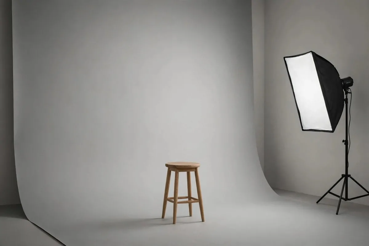 23 Family Photo Studio Ideas for Portraits You’ll Treasure 21 Moody gray minimalist backdrop for Family Photo Studio Ideas