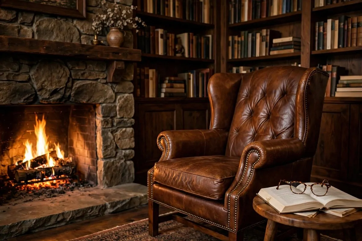 24 Home Library Aesthetic Looks You'll Want to Save 8 Cushioned window seat reading nook with pillows beside library shelves