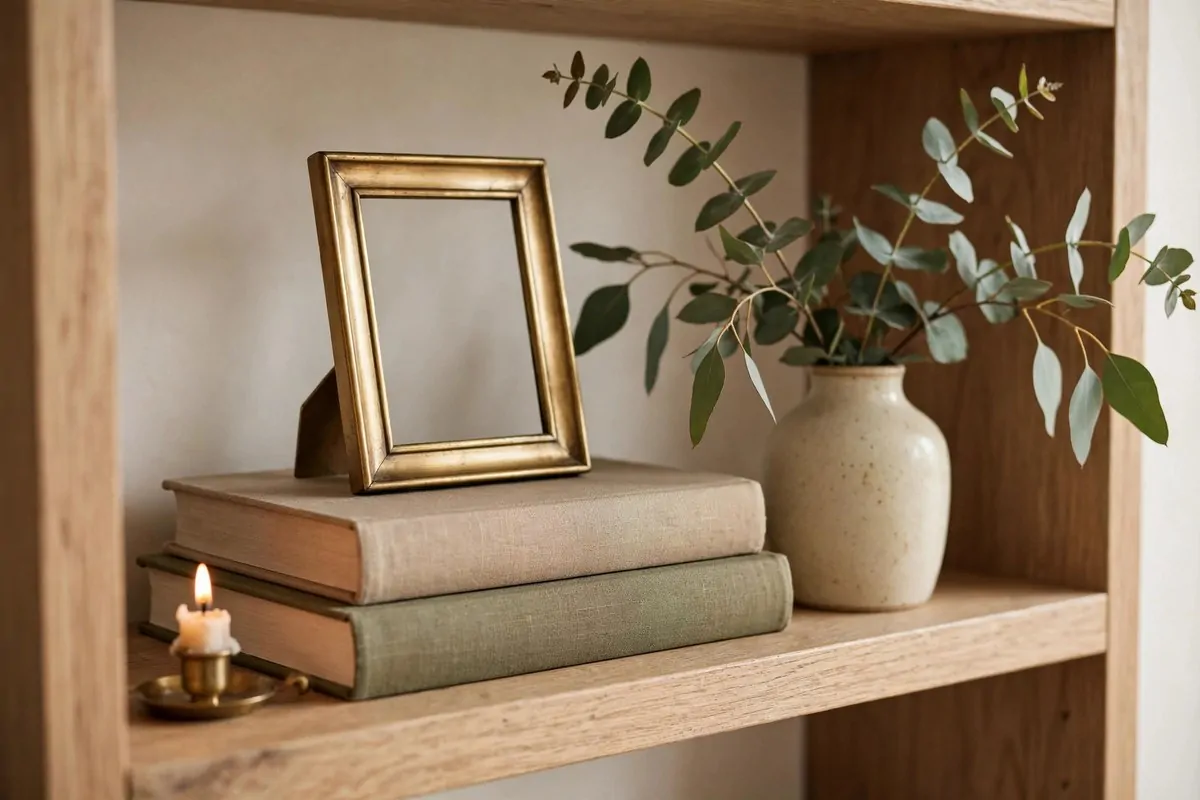 28 Apartment Inspiration Ideas That Look Designer-Made 12 Studio apartment with a tall wooden bookcase dividing the living area from the sleeping corner
