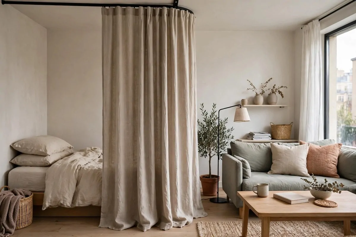 28 Apartment Inspiration Ideas That Look Designer-Made 16 Small patterned rug layered over a large natural jute rug in an apartment living room