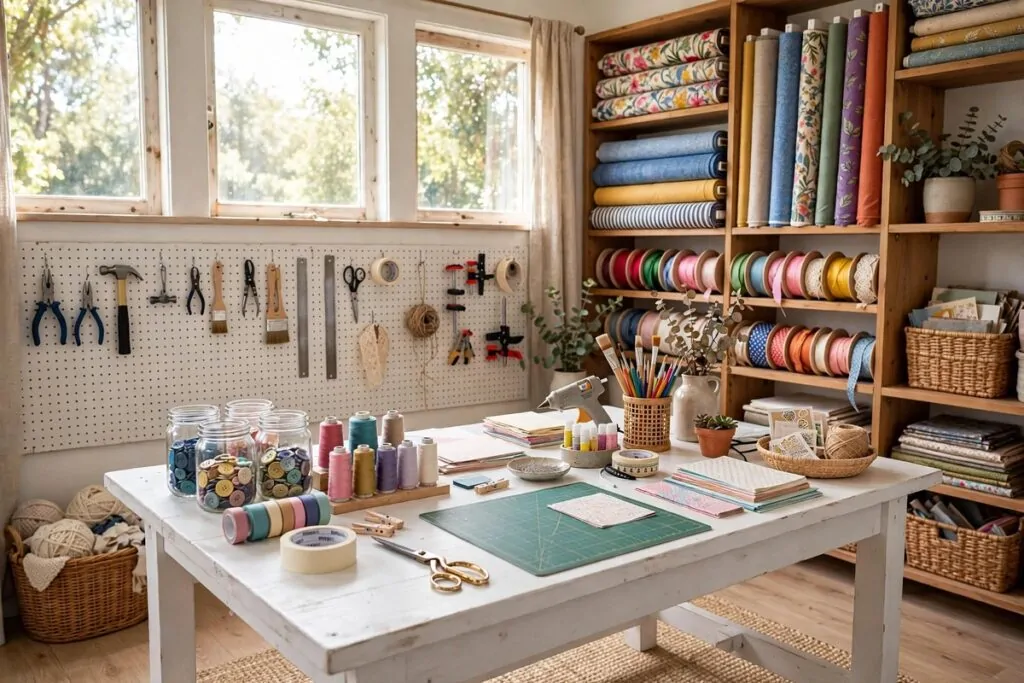 30 craft room ideas that make creating pure joy 01