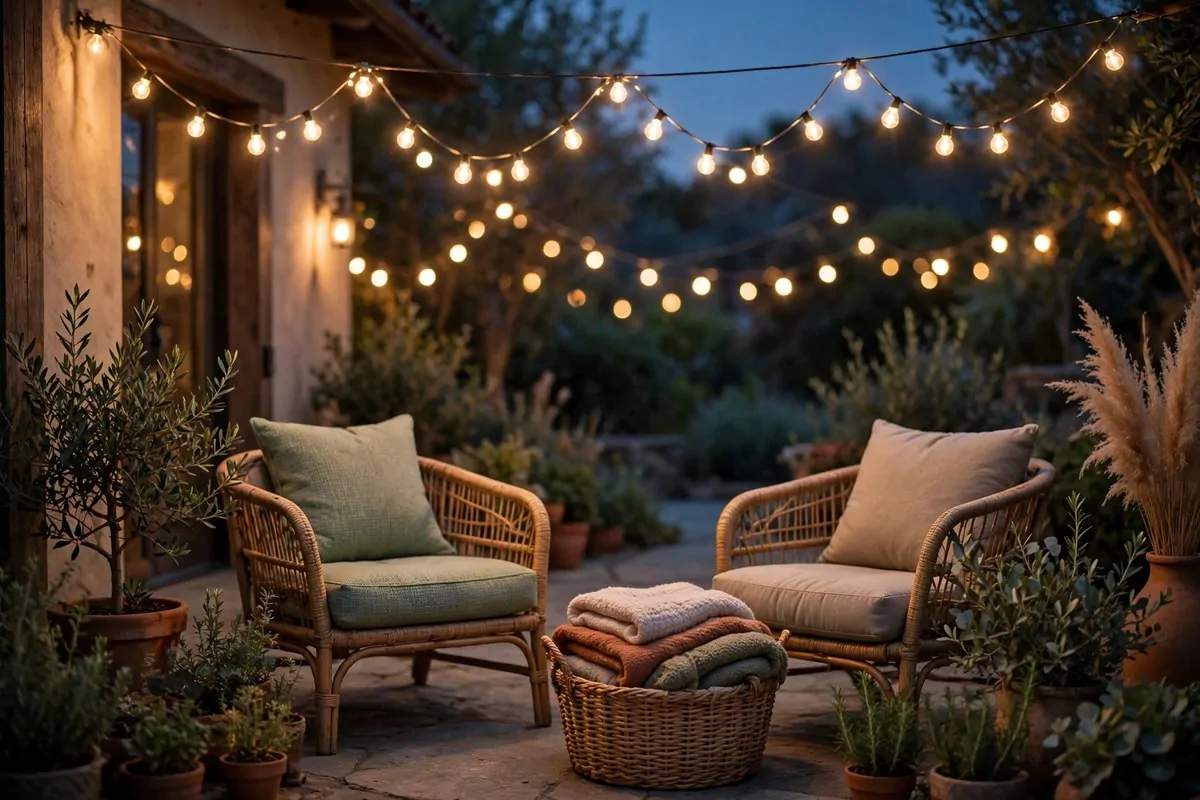 30 Home Inspiration Ideas for Every Room in the House 26 Balcony with potted herbs in terracotta pots by a railing