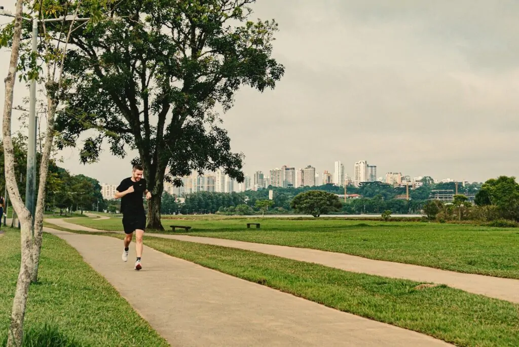 Am I Fit Quiz: Answer 10 Quick Questions and Find Out How Fit You Really Are 1 a man running down a path in a park