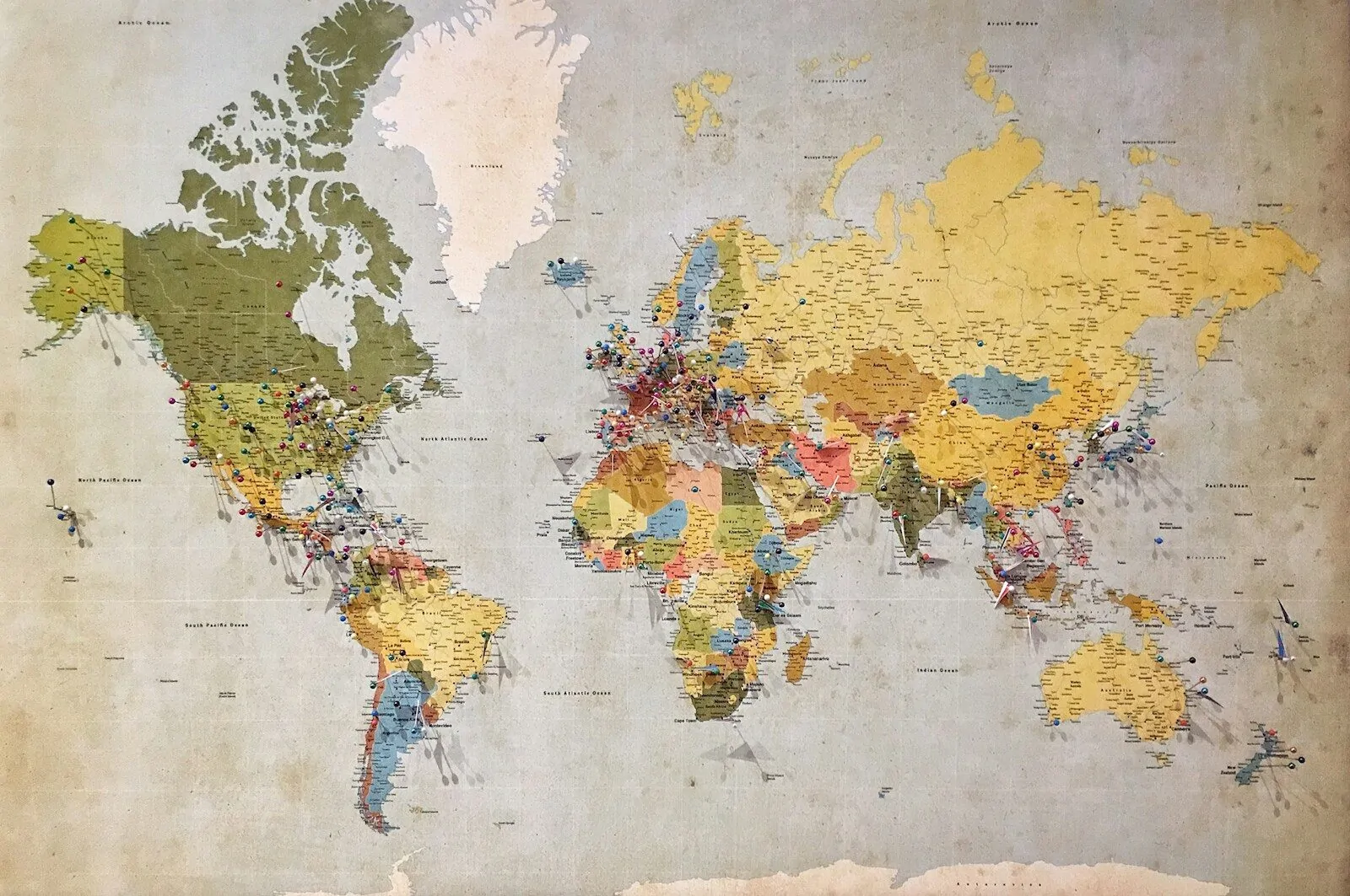 Zero Countries Start With W, Did You Know That? Take This Tricky Quiz! 1 blue, green, and yellow world map