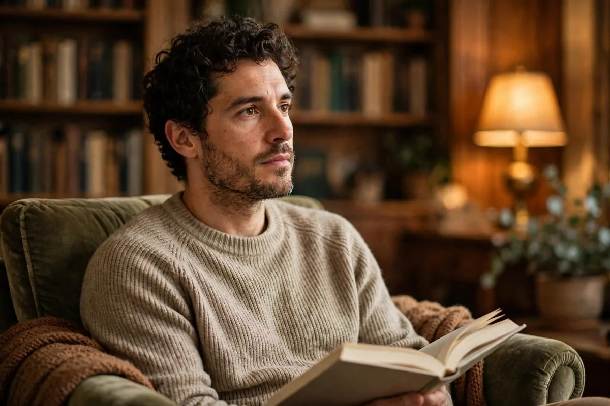 10 Psychology Books That Change How You See Yourself (Worth Your Time) 1 Photorealistic photo of a person reading a book in soft window light, illustrating psychology books that change how you see yourself