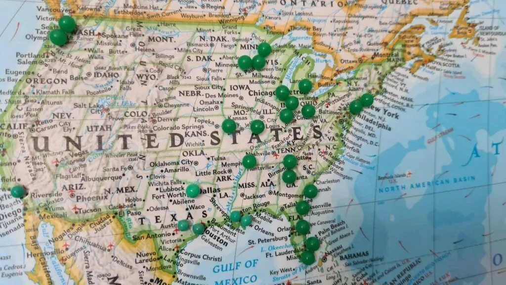 American State Capital Quiz: Can You Name All 50 Capitals? Take the Challenge Now! 1 yellow green and white map