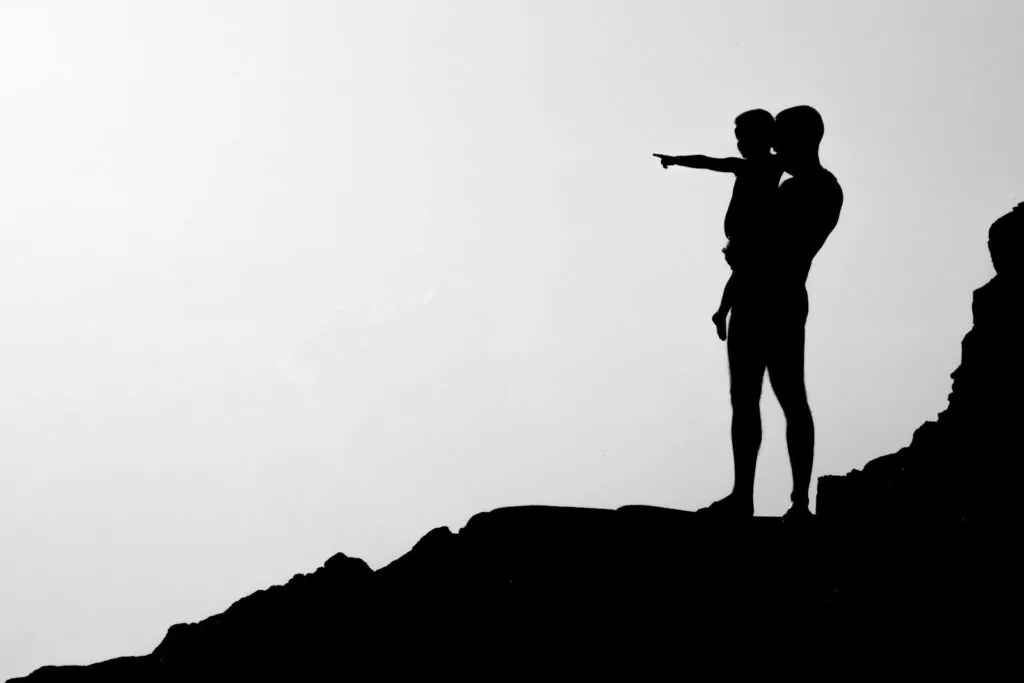 100+ National Sons Day Quotes (#47 Is the One Every Mom Is Sharing) 1 silhouette of man carrying child