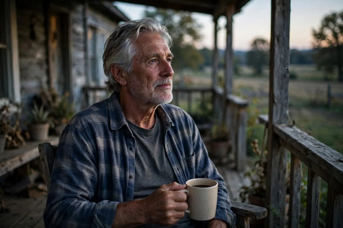 5 Warren Buffett Traits Found in People Who Love Being Alone 1 Photorealistic photo of a calm older man reading alone in a sunlit quiet room, illustrating warren buffett traits of people who like being alone